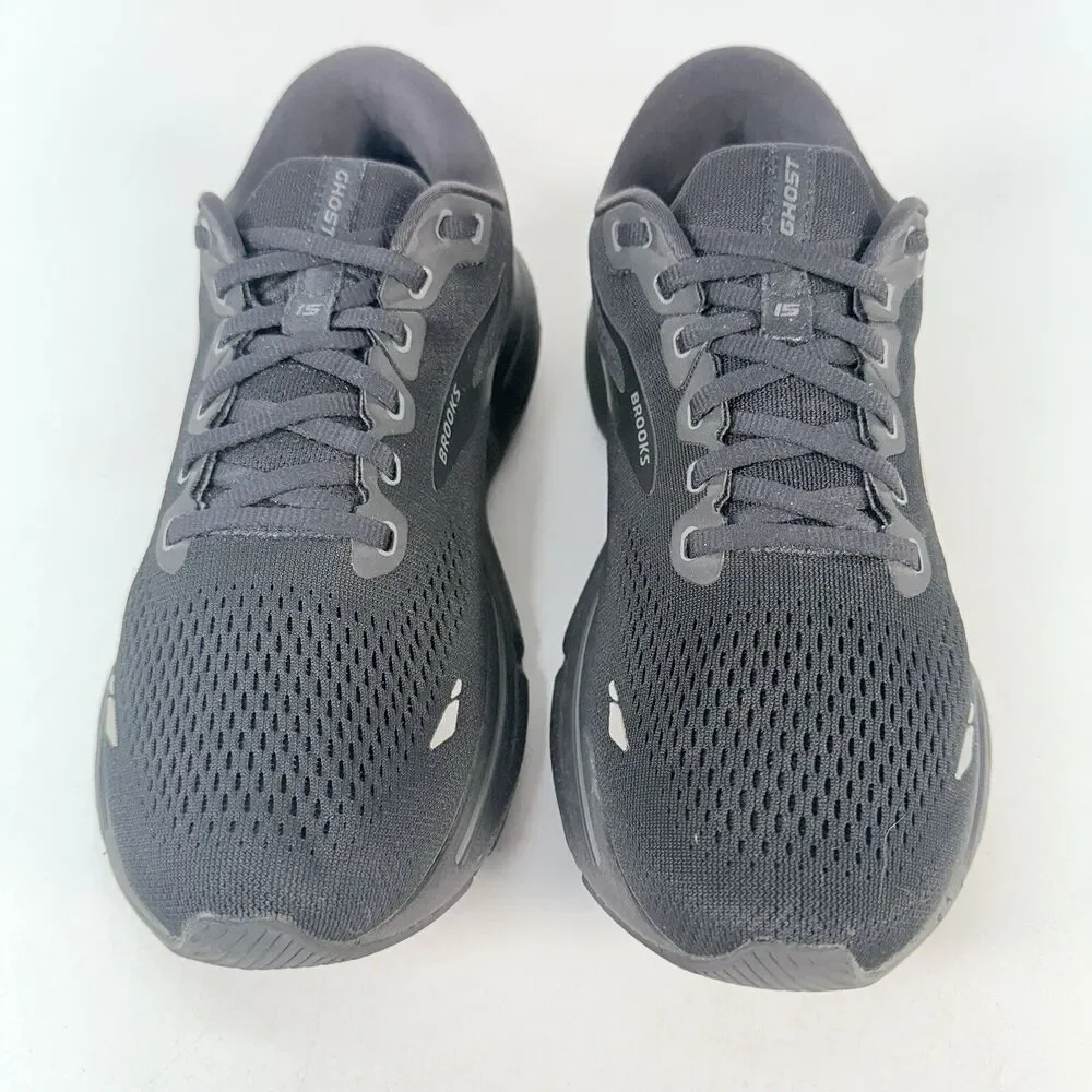 Brooks Ghost 15 Womens 11 Shoes Black Ebony Neutral Running Trainer